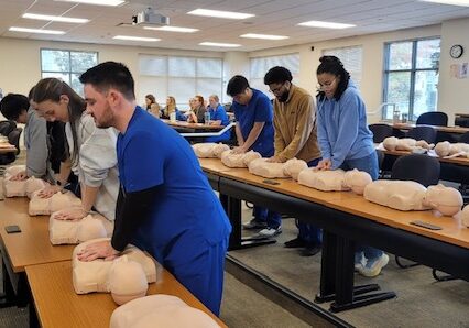 CPR class hands-on skills session